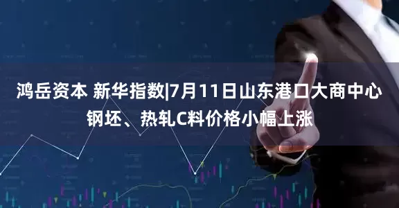 鸿岳资本 新华指数|7月11日山东港口大商中心钢坯、热轧C料价格小幅上涨
